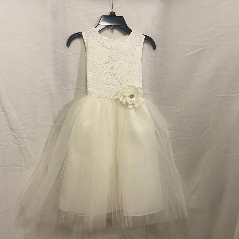 NWT Girls Flower Girl First Communion Dress Size 8